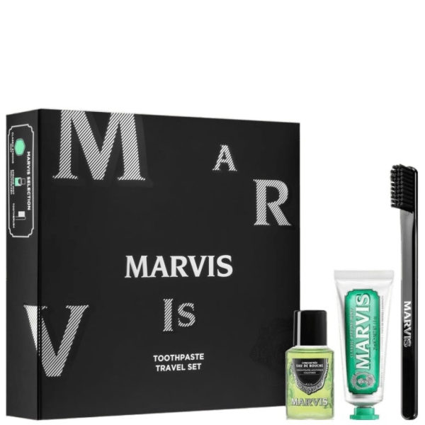 MARVIS KIT VIAGEM ESCOVA + ELIXIR+ PASTA