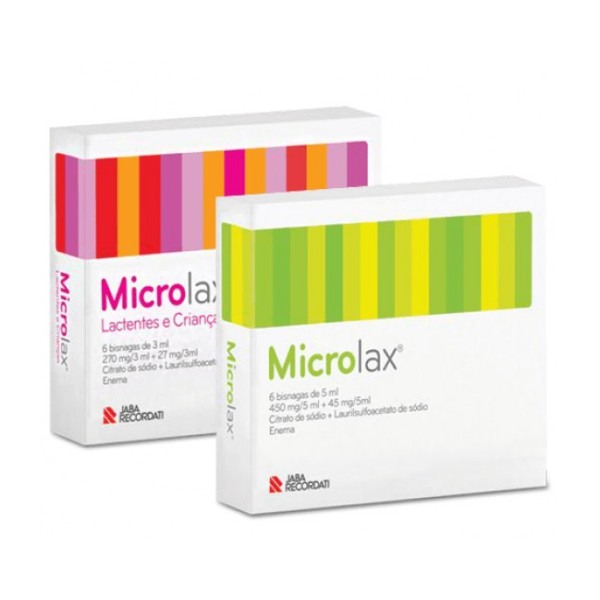 Microlax 450 mg/5 ml + 45 mg/5 ml 6X5 ml Sol Rect