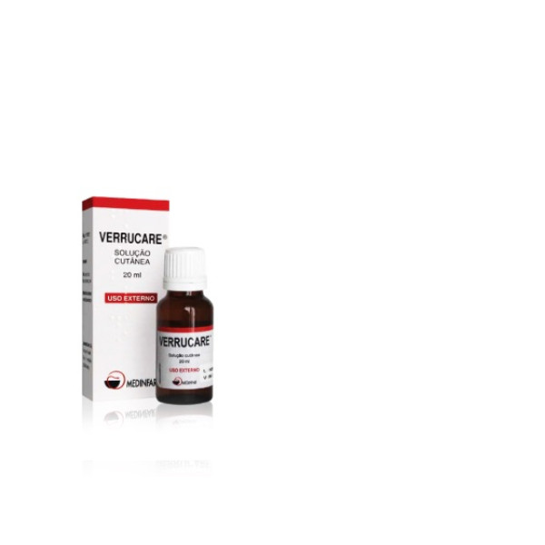 Verrucare 5 mg/ml + 167 mg/ml 100 mg/ml 20 ml Sol