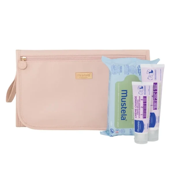 MUSTELA KIT MUDA FRALDA ROSA