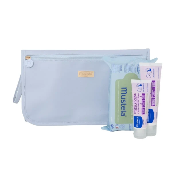 MUSTELA KIT MUDA FRALDA  AZUL