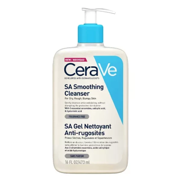 Cerave SA Smoothing Cleanser Gel de Limpeza 473ml