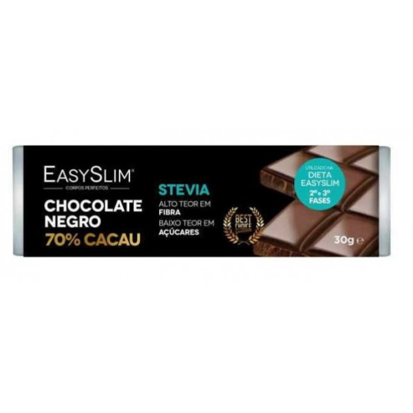 EASYSLIM CHOCOLATE NEGRO 70% CACAU 30G