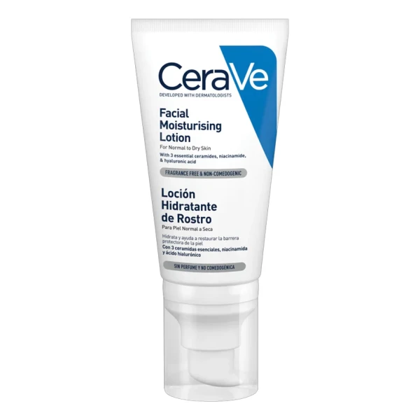 Cerave Loção Facial Hidratante Pele Normal a Seca 52ml