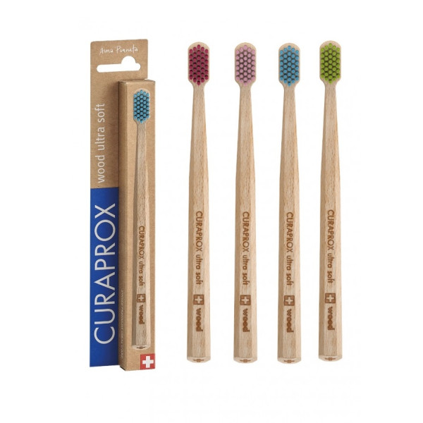 CURAPROX ESCOVA DENTES MADEIRA WOOD ULTRA SOFT