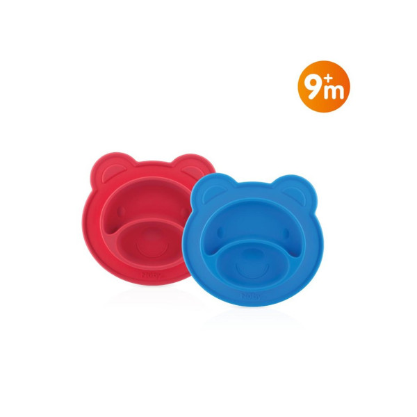 NUBY MIRACLE SUCTION PLATE BEAR 9M+