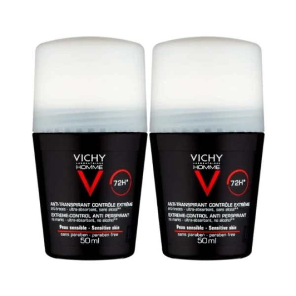 VICHY DEO ROLL ON MAN 72H X2